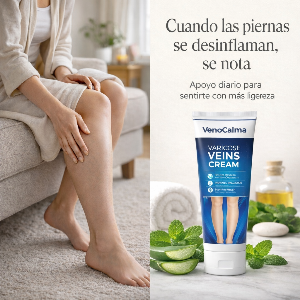 VenoCalma - Alivio diario para piernas cansadas y pesadas