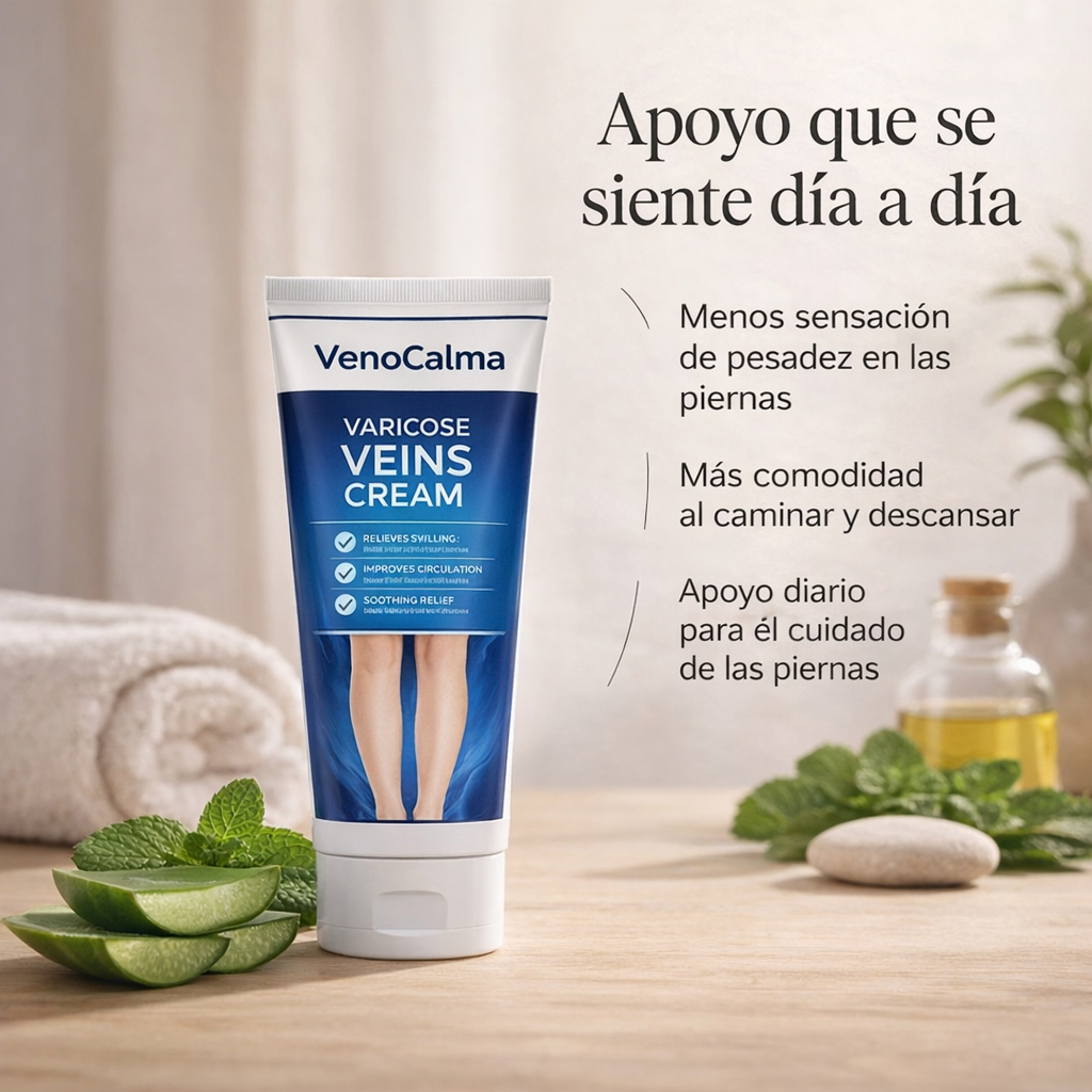 VenoCalma - Alivio diario para piernas cansadas y pesadas