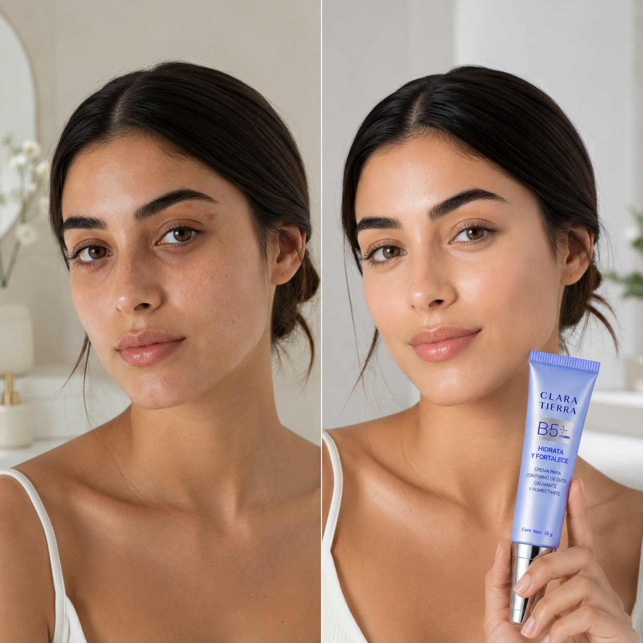 Clara Tierra Mirada Viva - Crema Renovadora para Contorno de Ojos