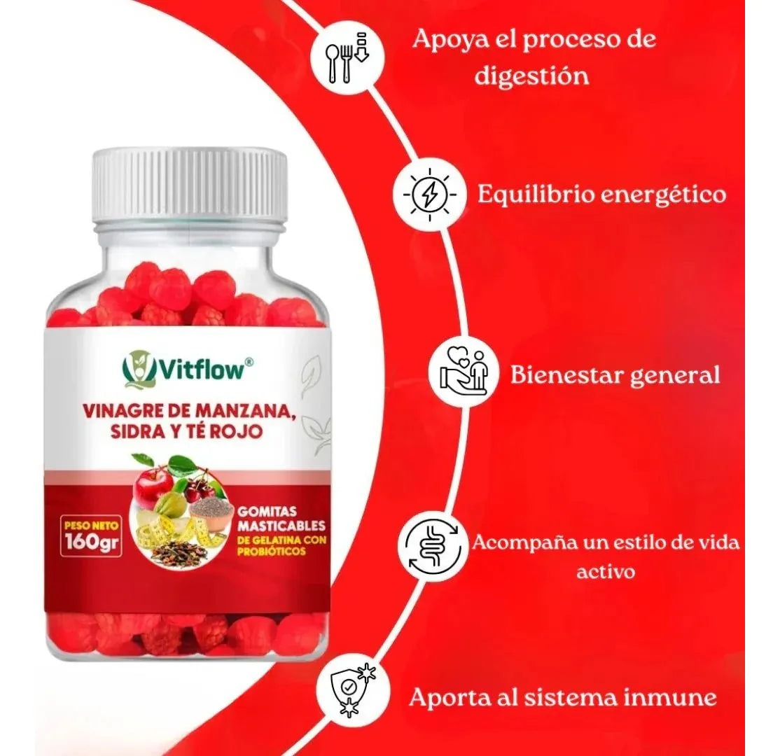Gomitas Vitflow: La deliciosa manera de aumentar la energía, la digestión y la pérdida de peso
