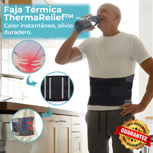 Faja Térmica ThermaRelief™ – Calor instantáneo, alivio duradero.