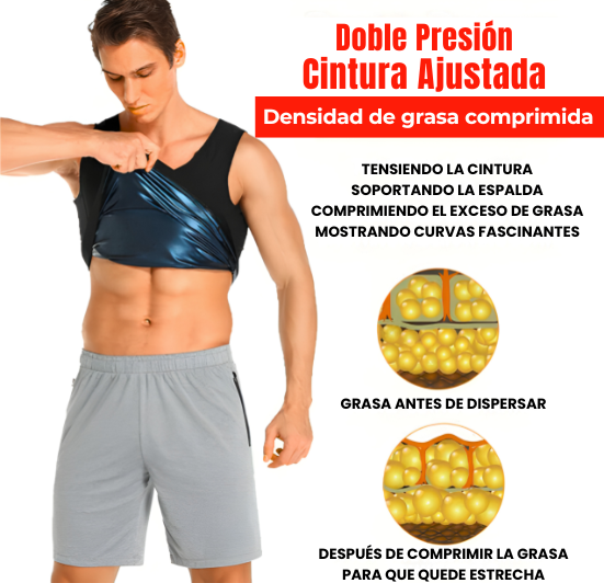 Camiseta moldeadora Smelt Sauna: quema grasa más rápido