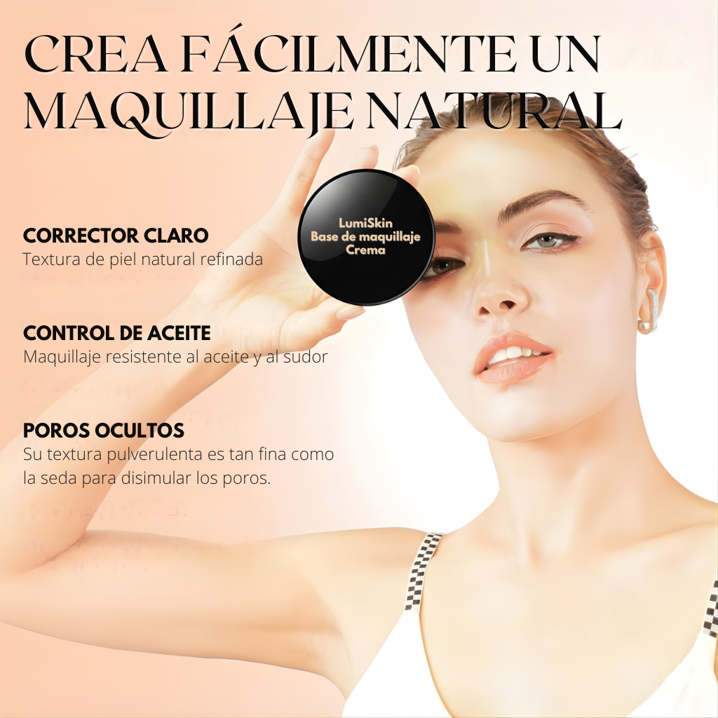Crema base LumiSkin: una piel impecable, hidratada y de larga duración.