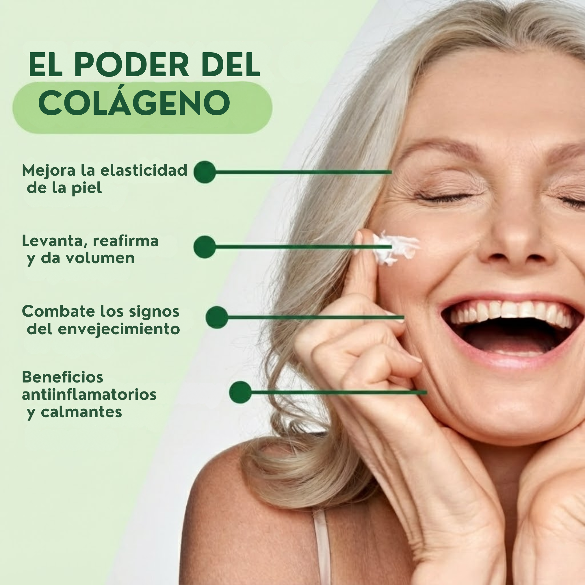CREMA FACIAL COLAGENO - Hidrata,reafirma y revitaliza tu piel con nuestra crema facial de colágeno.