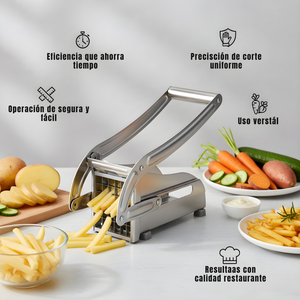 Cortador de verduras premium de acero inoxidable