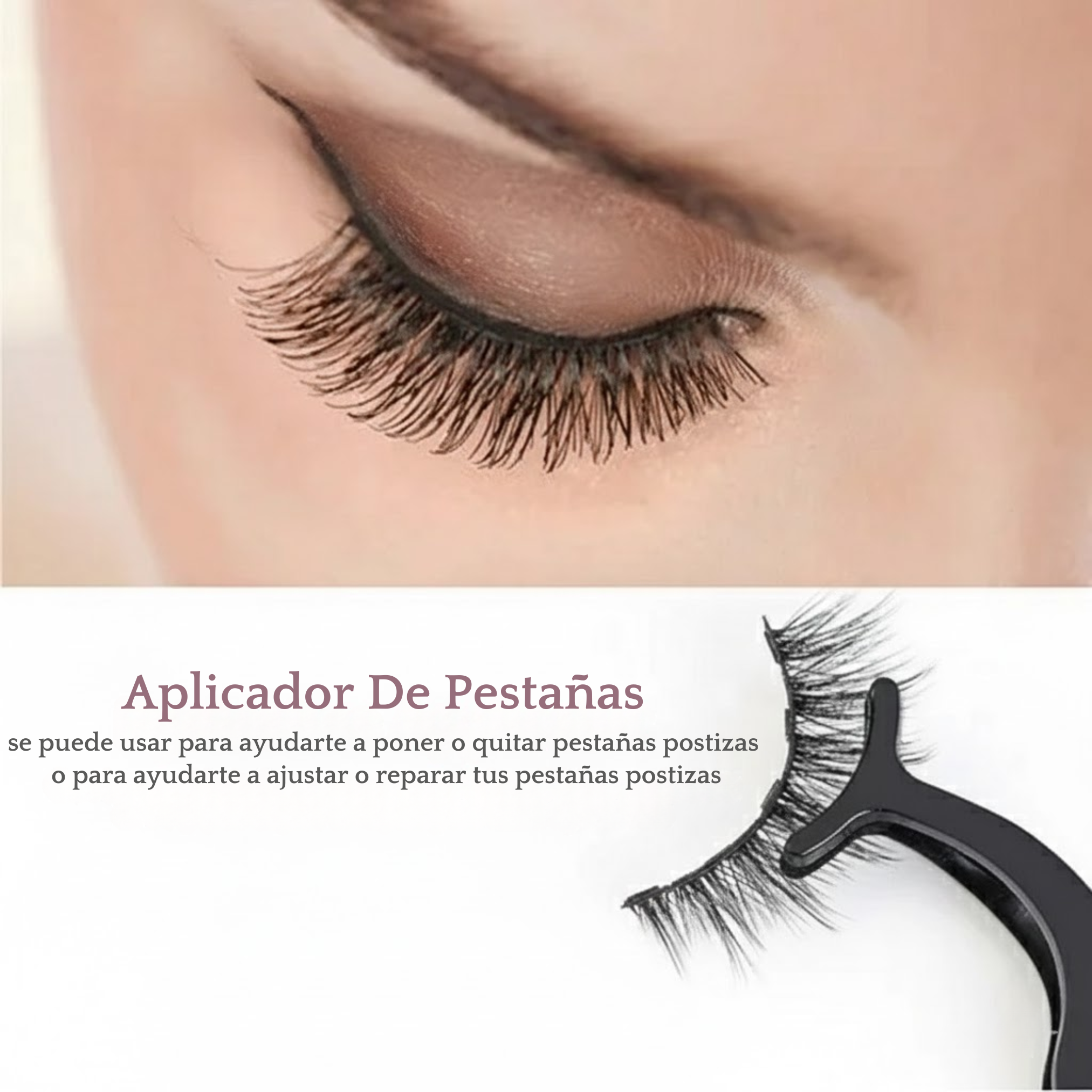 EyeLuxe - Pestañas Magnéticas reutilizables (Pack 3 pares)