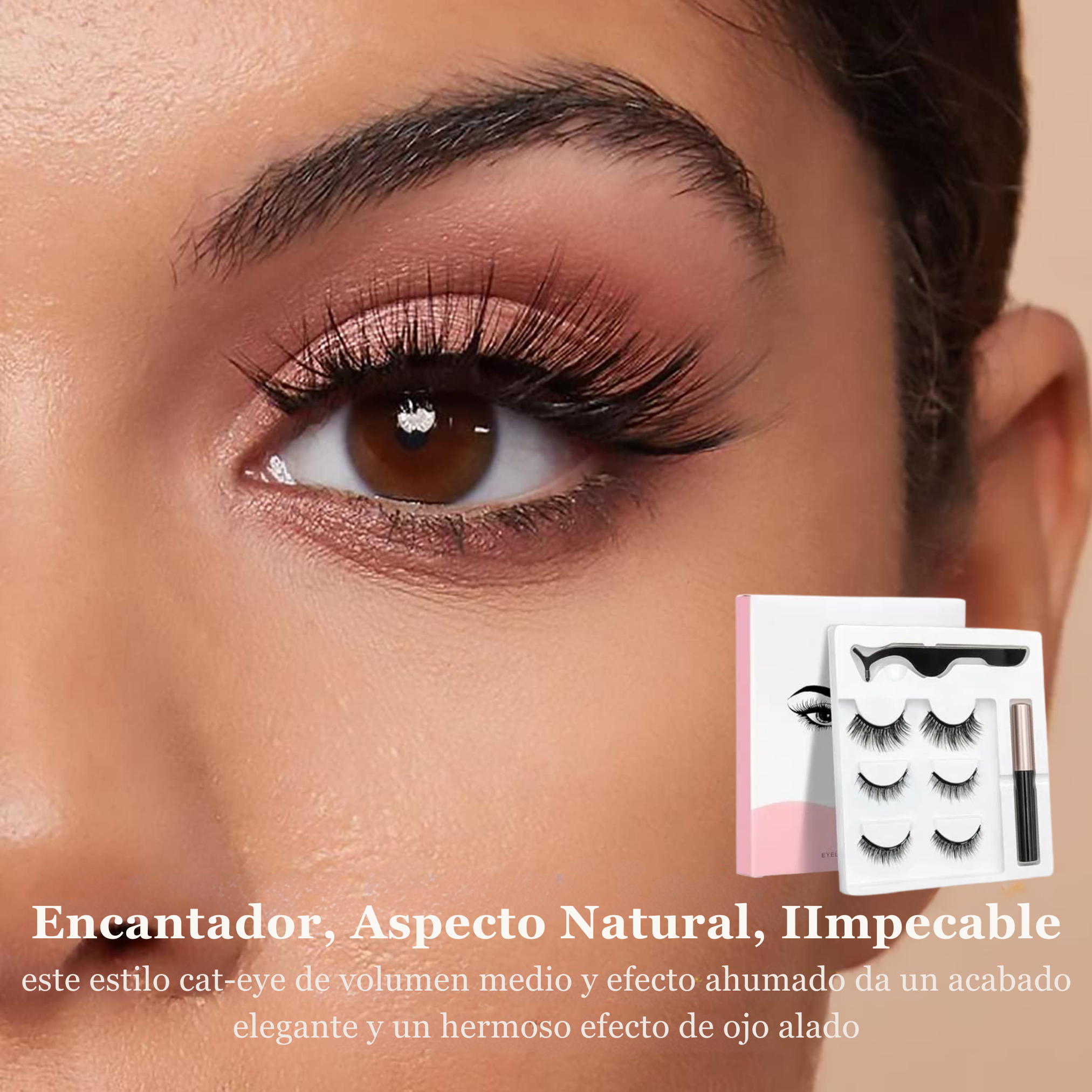 EyeLuxe - Pestañas Magnéticas reutilizables (Pack 3 pares)