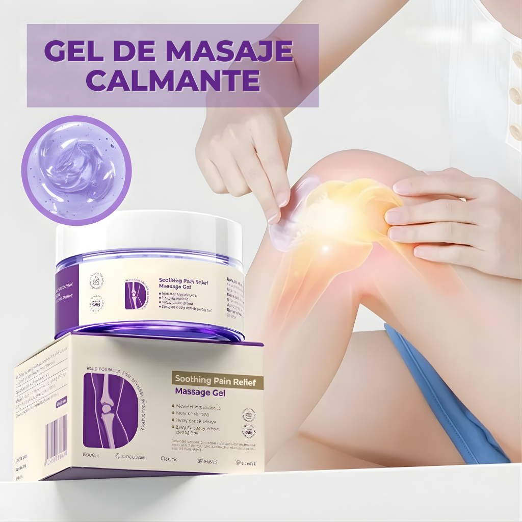 Gel de masaje calmante – Alivio real. Movimiento renovado.