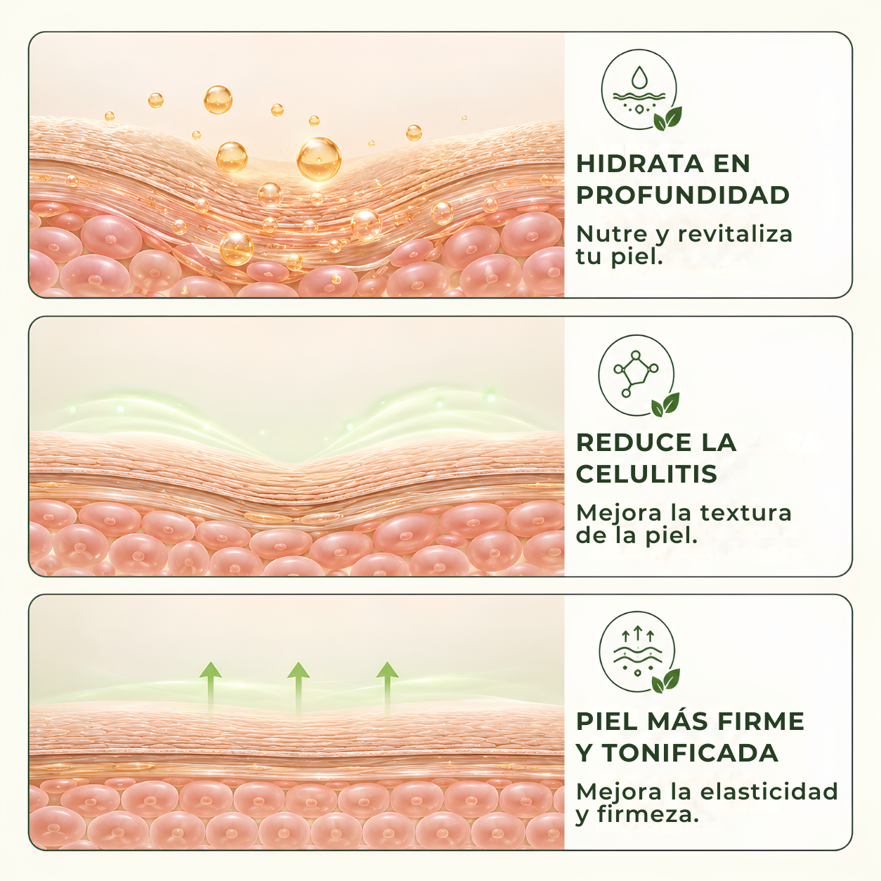 Crema Control Celulítico – Piel Más Firme, Suave y Visiblemente Uniforme