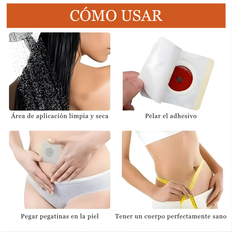 Parches Reductores – Quemador de grasa abdominal natural que actúa mientras duermes