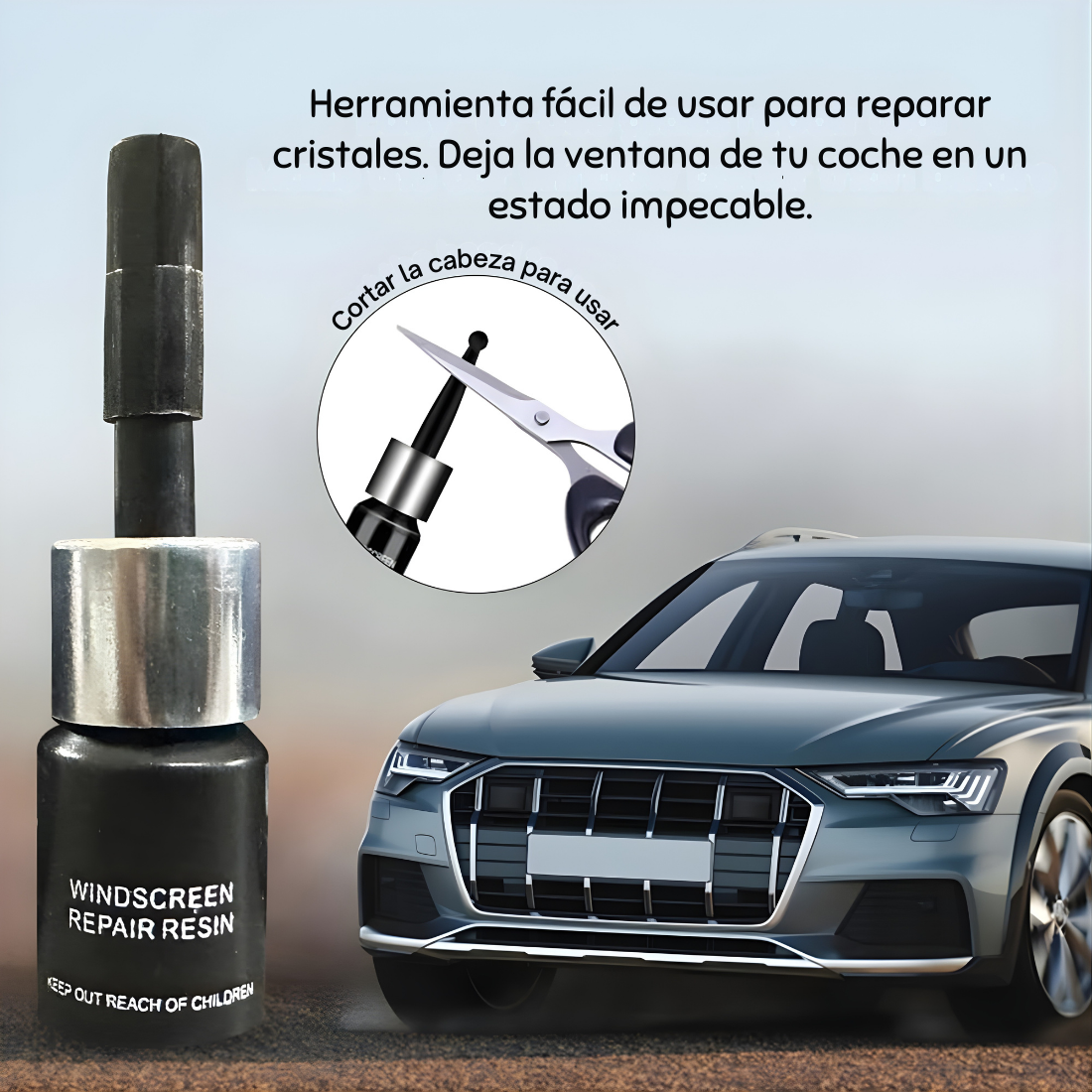 Kit de reparación de parabrisas: ¡repare su parabrisas en minutos, sin necesidad de taller!