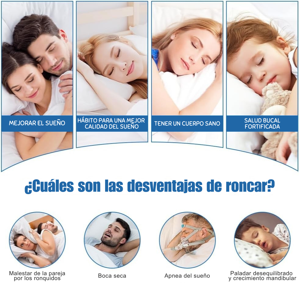 Protector bucal antironquidos: Duerme en silencio y despierta renovado