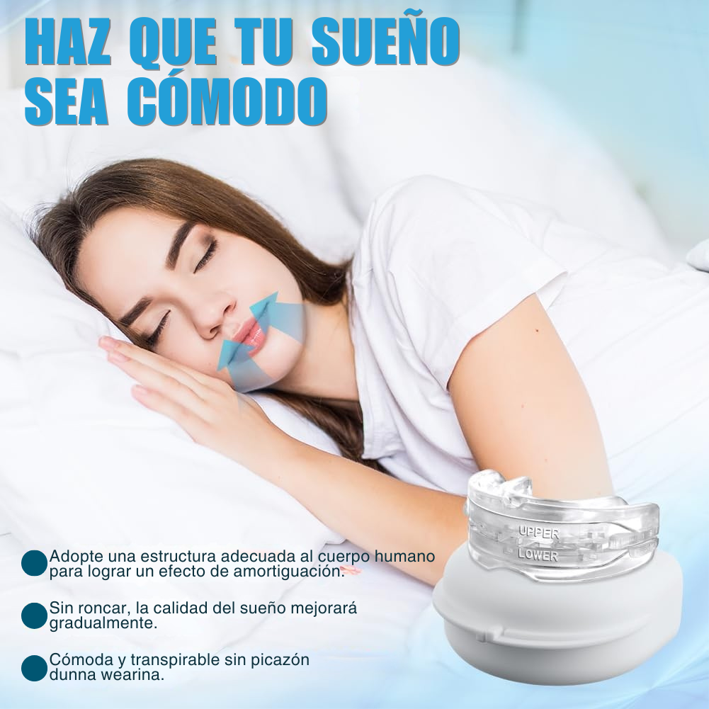 Protector bucal antironquidos: Duerme en silencio y despierta renovado