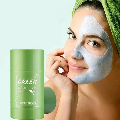 Crystal Skin™ Mascarilla Natural con Té Verde para una Piel Hidratada y Sin Imperfecciones