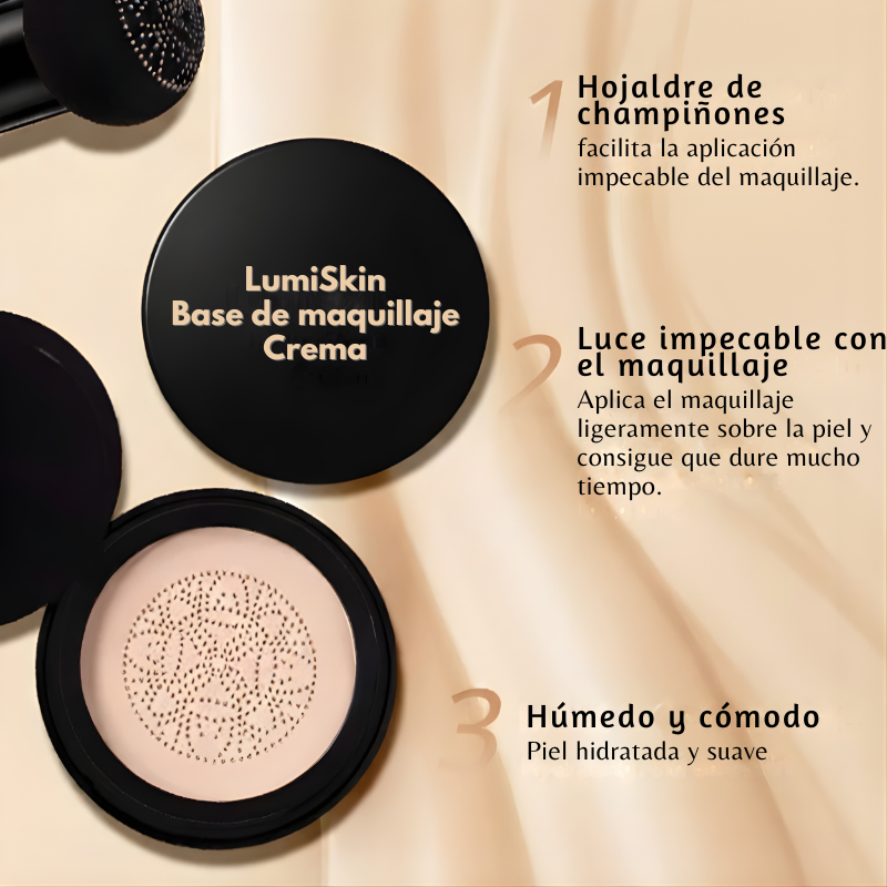 Crema base LumiSkin: una piel impecable, hidratada y de larga duración.