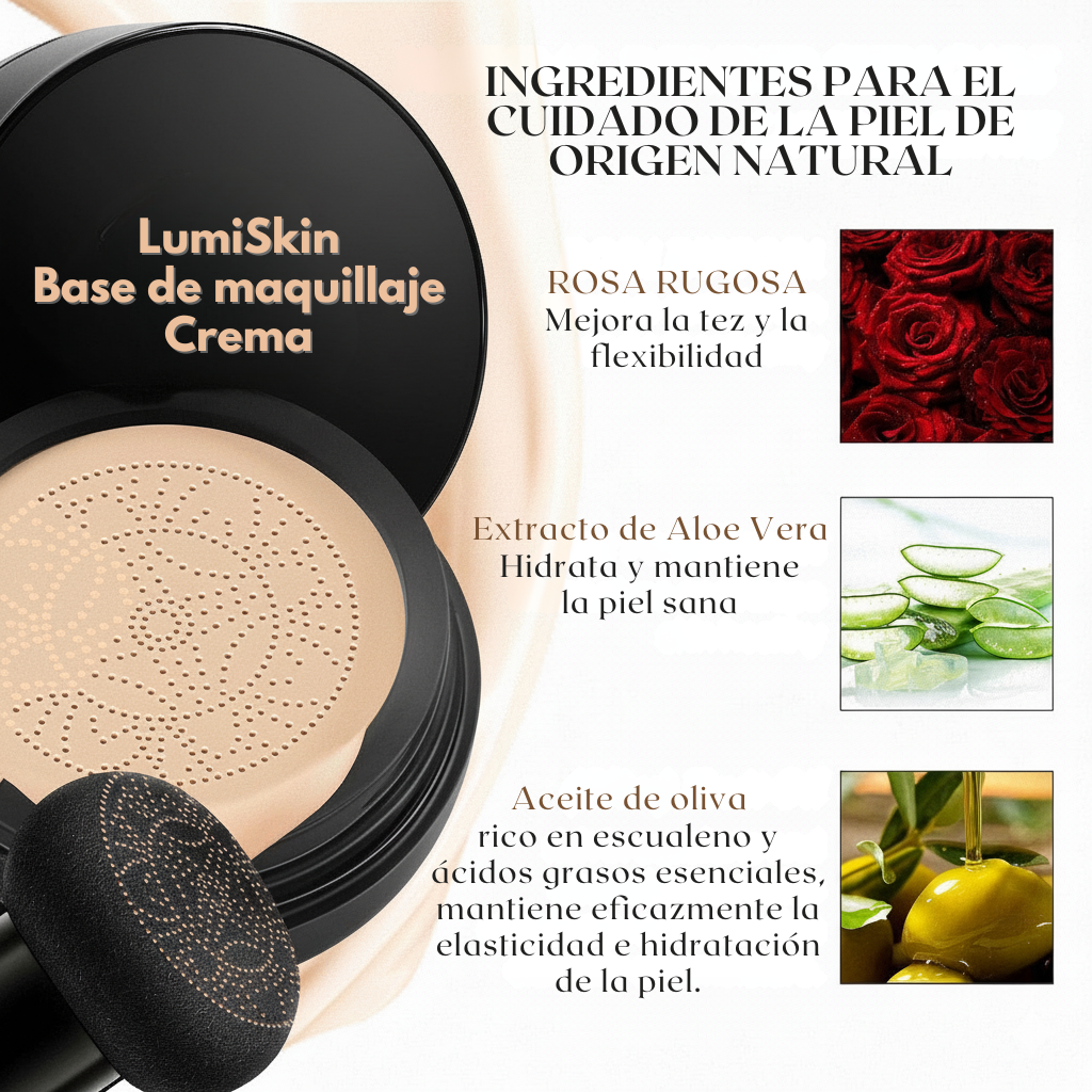 Crema base LumiSkin: una piel impecable, hidratada y de larga duración.
