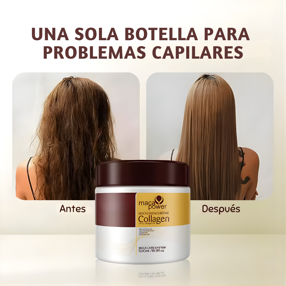Mascarilla capilar profesional – Reparación profunda con colágeno y aceite de argán