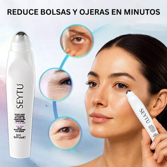 Roller Anti-Ojeras con Ácido Hialurónico – Reduce Bolsas al Instante