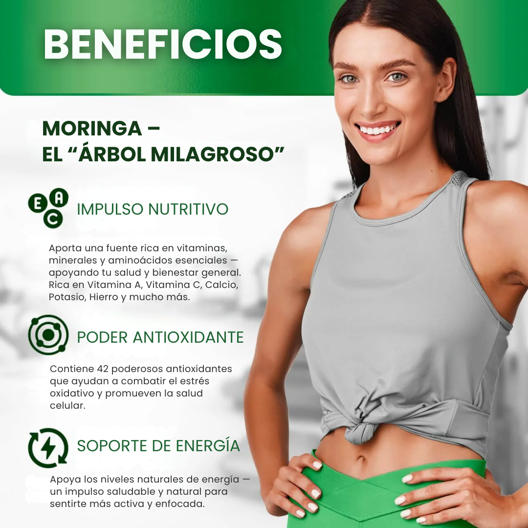 Moringa™ Suplemento Natural Detox y Energizante