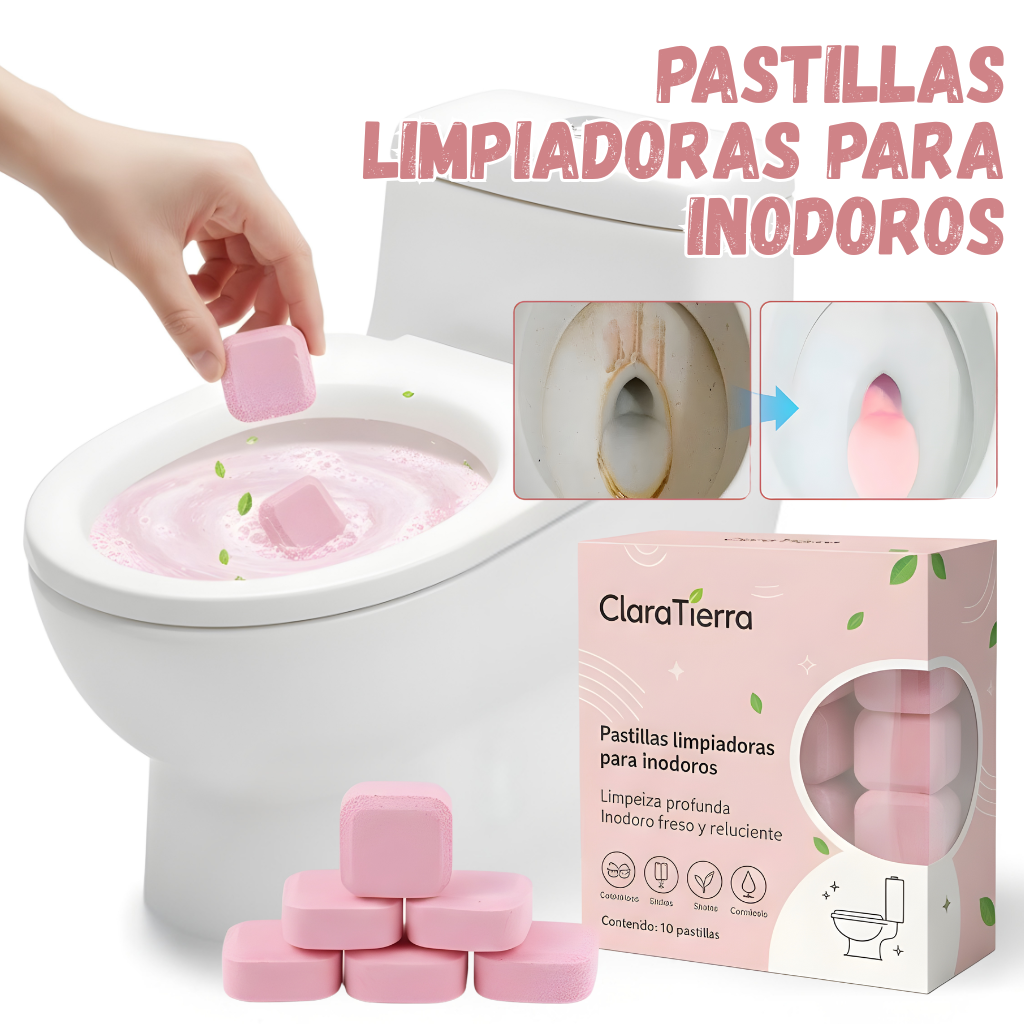 Pastillas limpiadoras para inodoros: limpieza profunda inmediata para un inodoro fresco