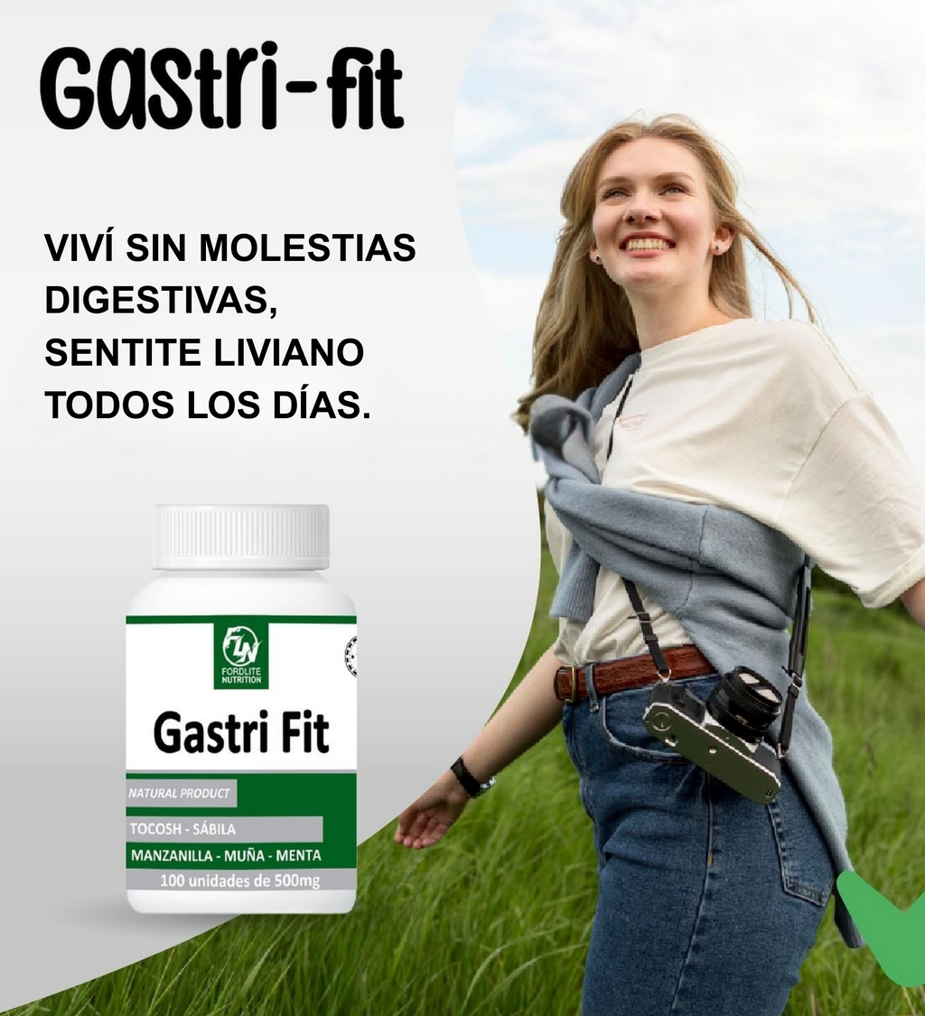 Gastri Fit® – Cápsulas Naturales para Gastritis, Reflujo y Digestión Saludable