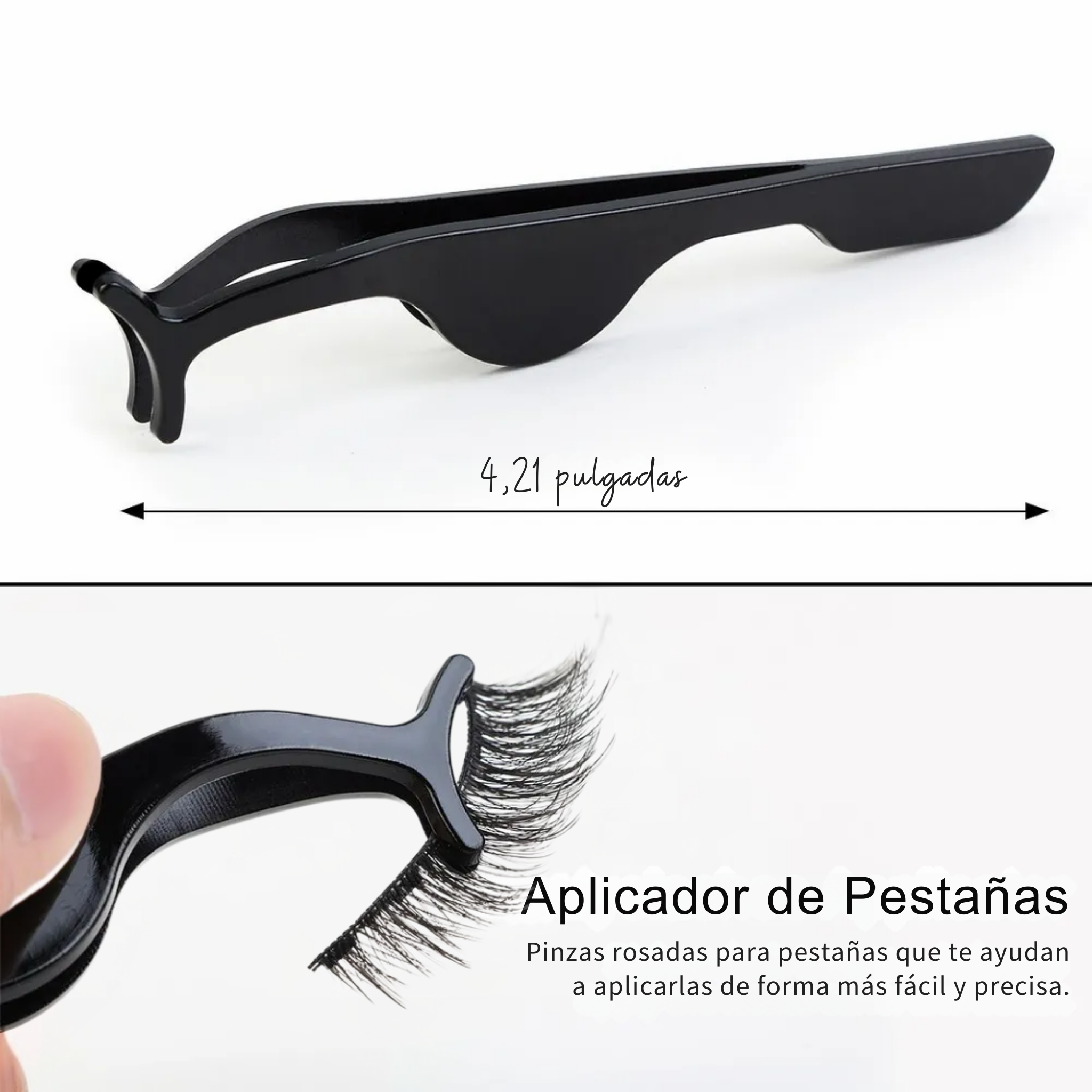 Pestañas Magnéticas 3 en 1™ – Kit Reutilizable con Delineador + Aplicador