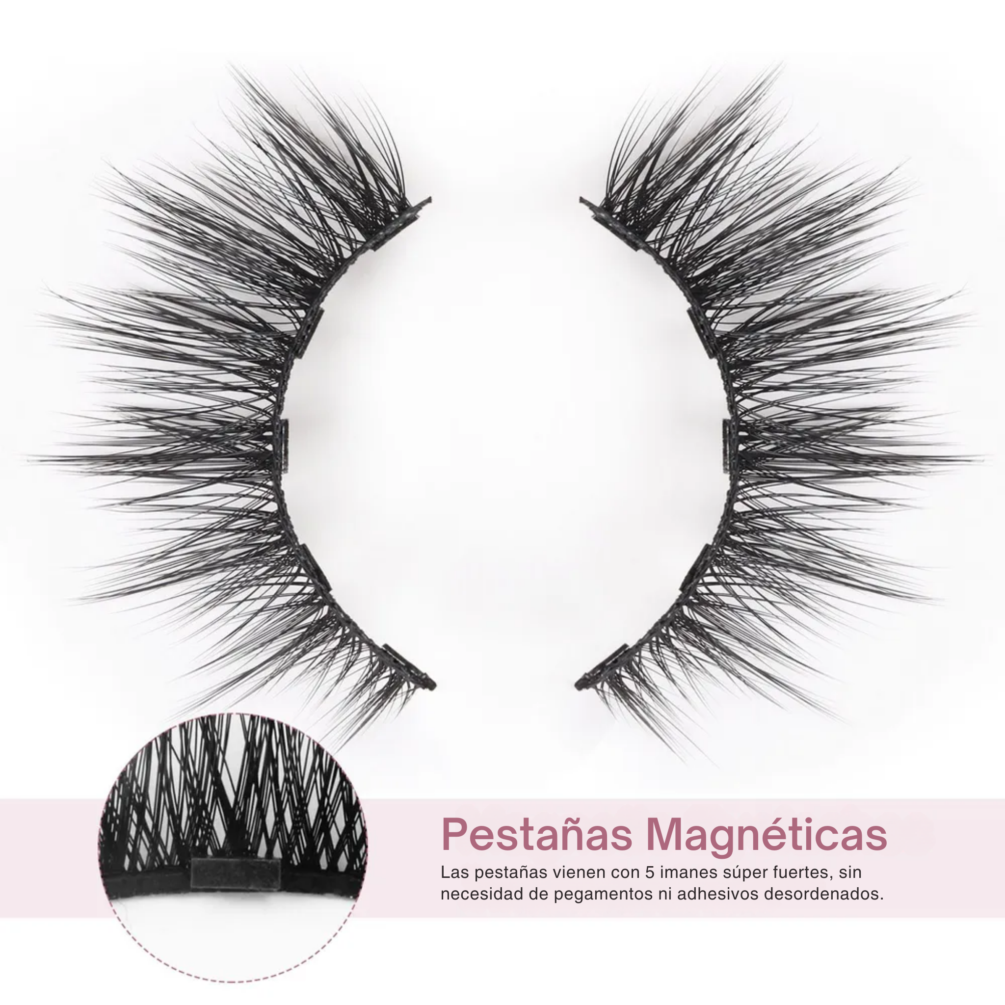 Pestañas Magnéticas 3 en 1™ – Kit Reutilizable con Delineador + Aplicador