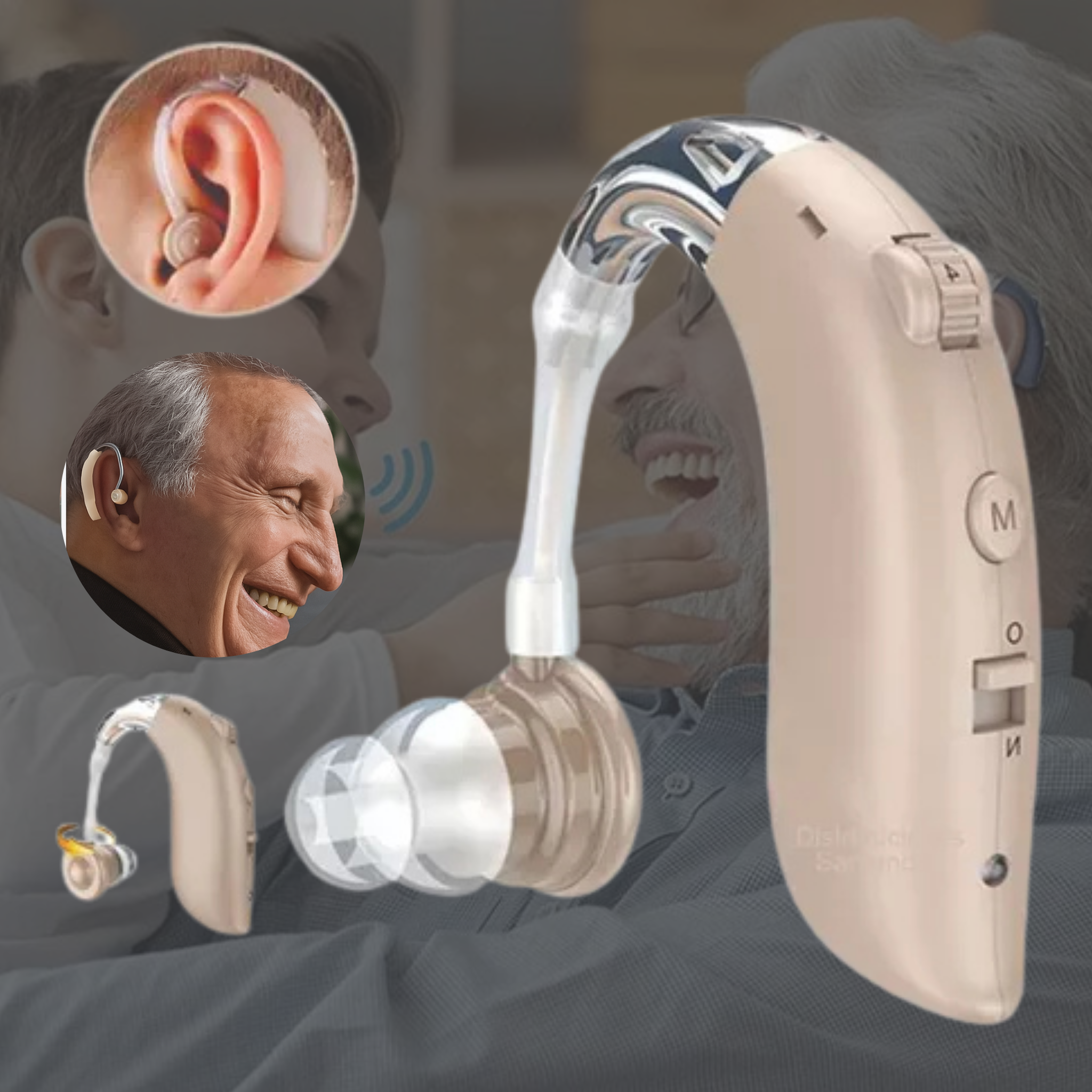 Audífono Recargable – Amplificador de Sonido para Mayores