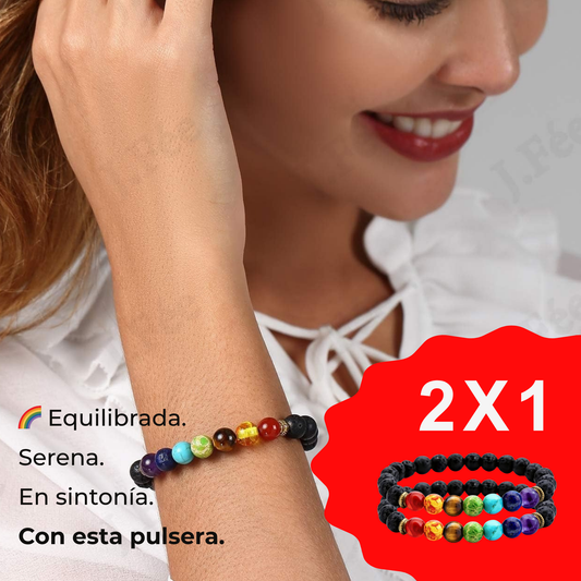 Pulsera Tilan™ de 7 Chakras – Energía, Paz y Sanación (Oferta 2x1)