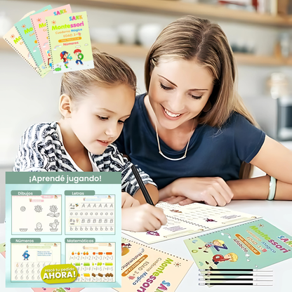 Set Educativo Reutilizable para Niños – Escritura, Lectura y Diversión