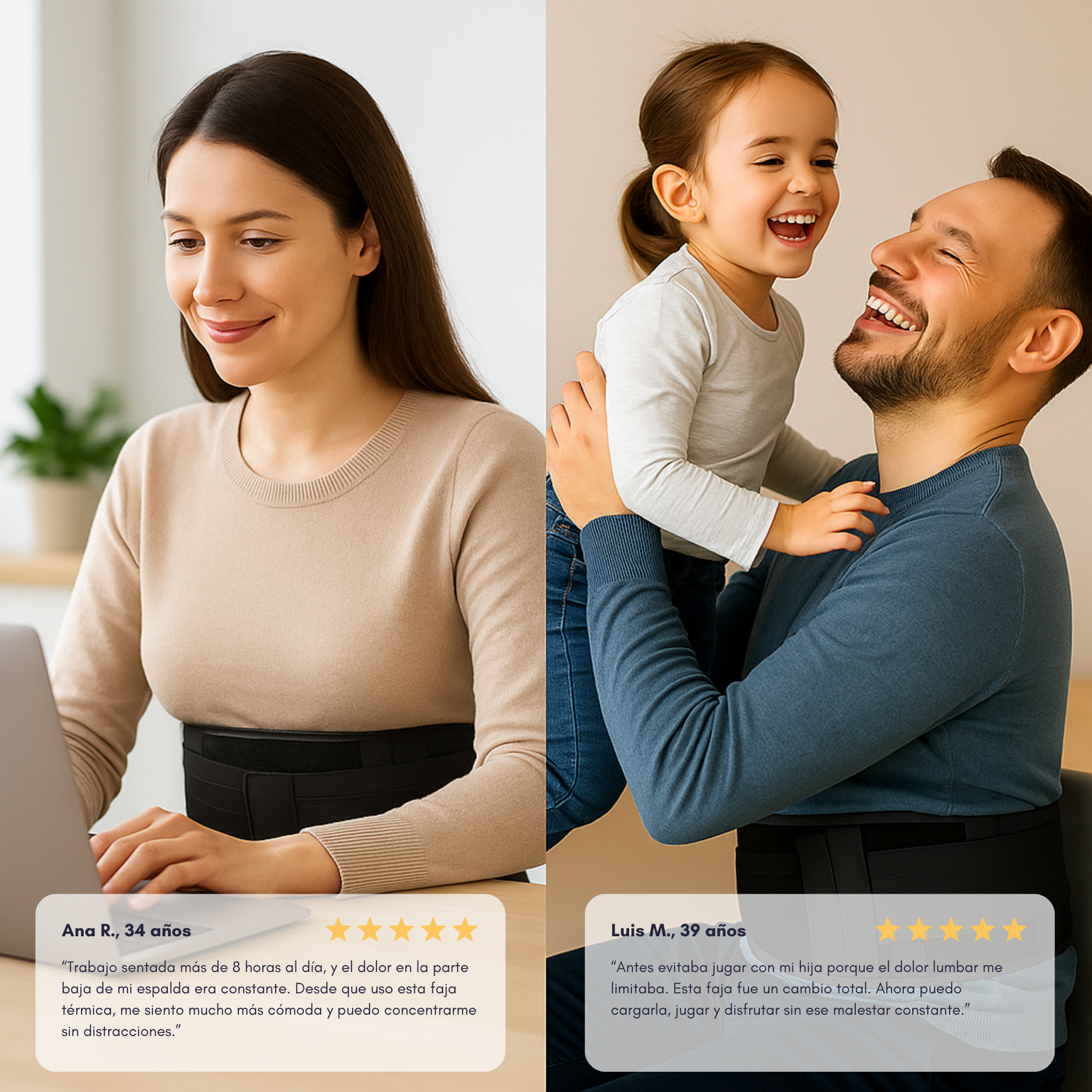 Soporte Térmico Espalda Sana™ – Dile Adiós al Dolor en Minutos