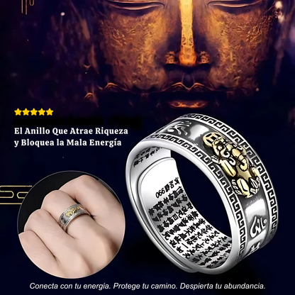 Anillo Energético Pixiu – Atrae Dinero, Suerte y Protección