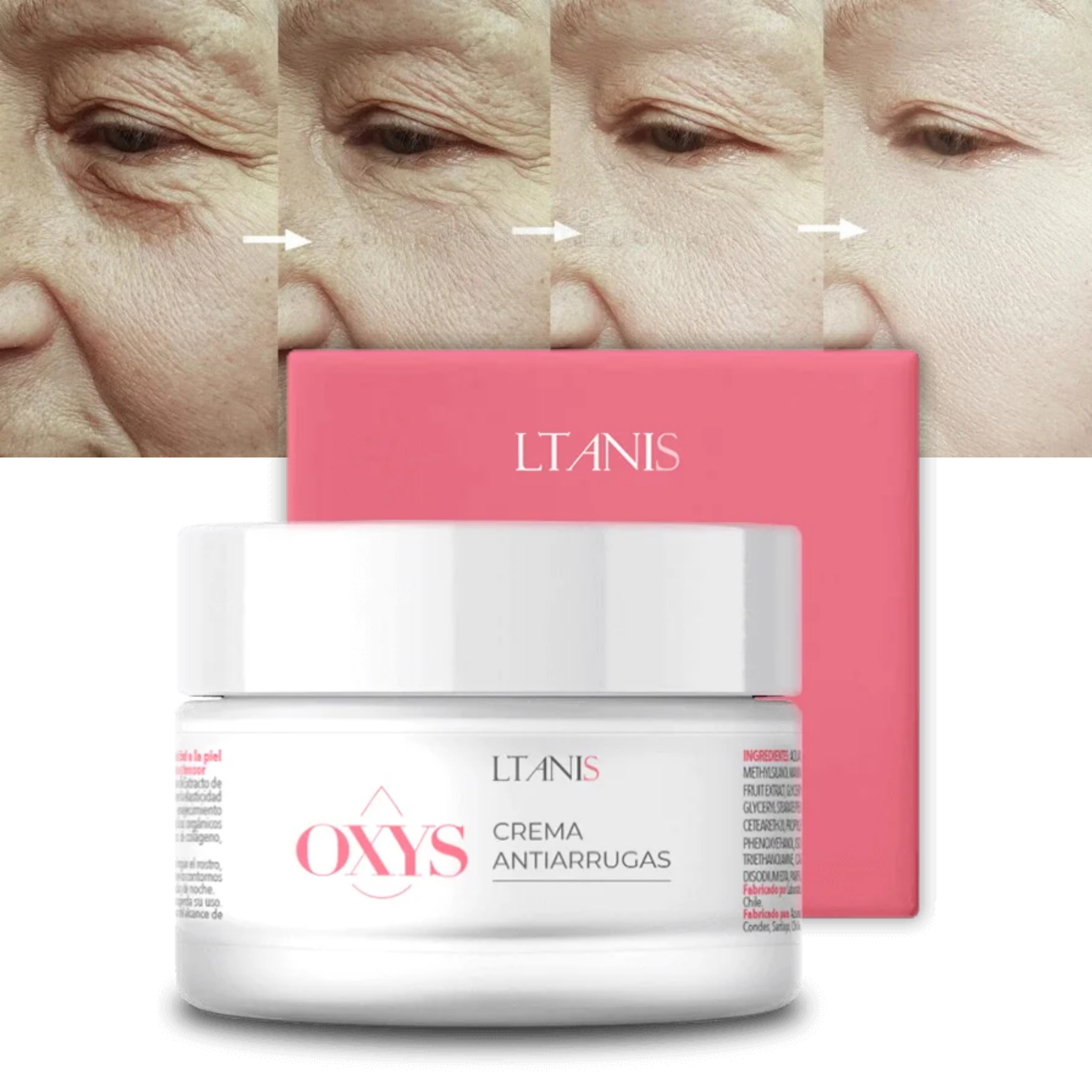 OXYS® Crema Antiarrugas con Efecto Lifting Inmediato – Día y Noche