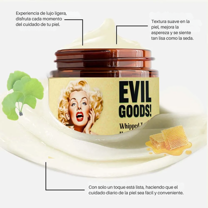 EVIL GOODS® Crema de Sebo de Res Pura – Sin Perfume, Ultra Hidratante para Piel Sensible