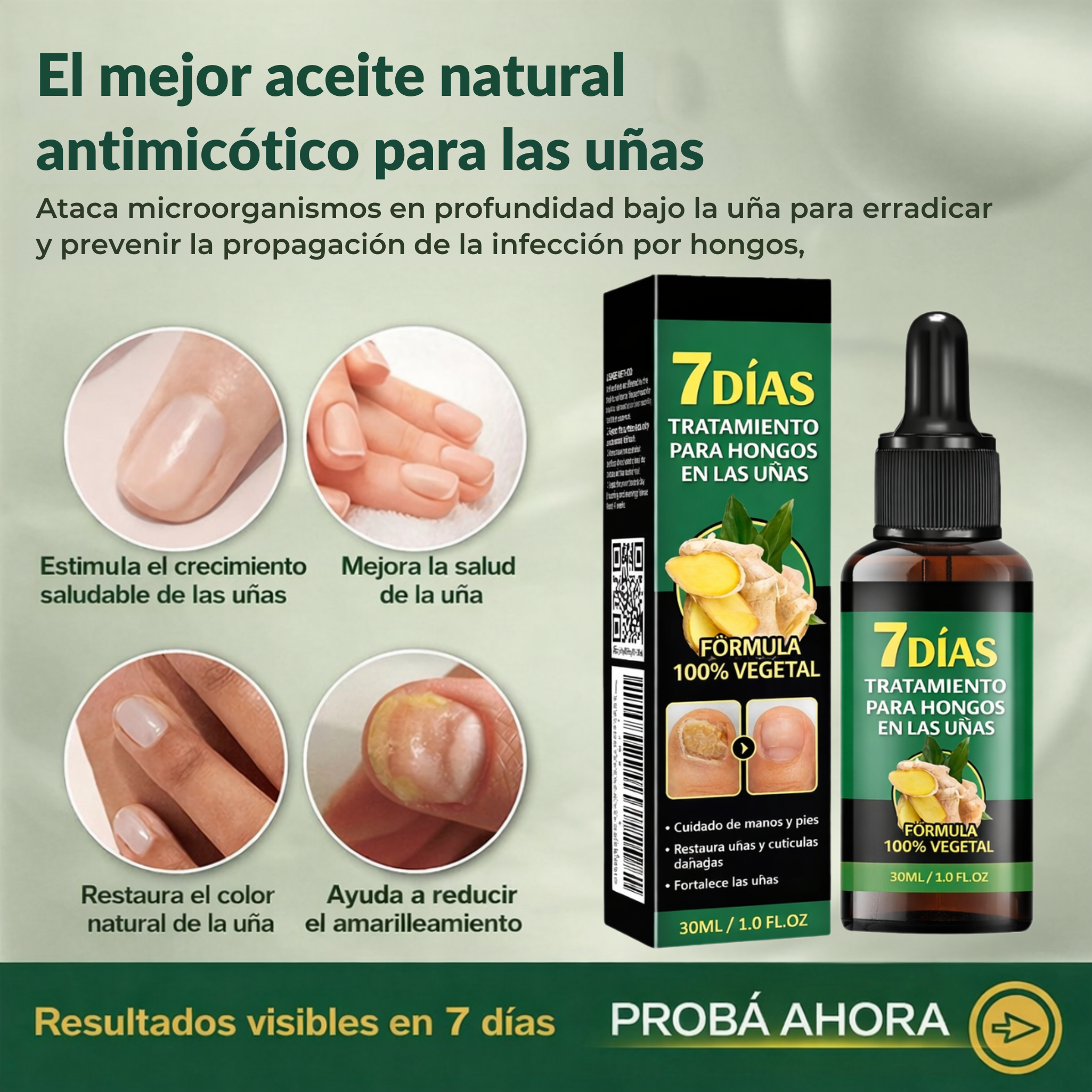 7Dias Tratamiento para Uñas - En solo 7 días, problema de hongos en las uñas terminado