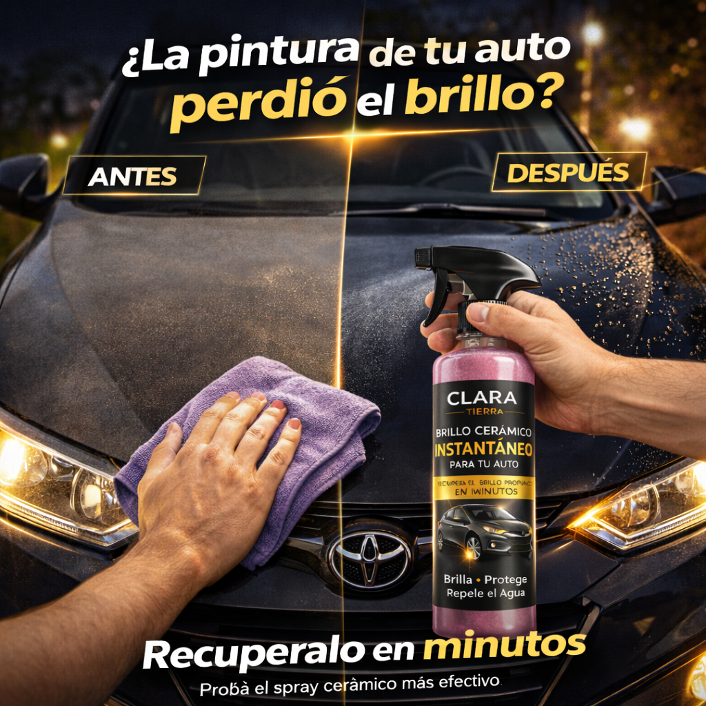 ClaraTierra - Brillo Cerámico Instantáneo PRO