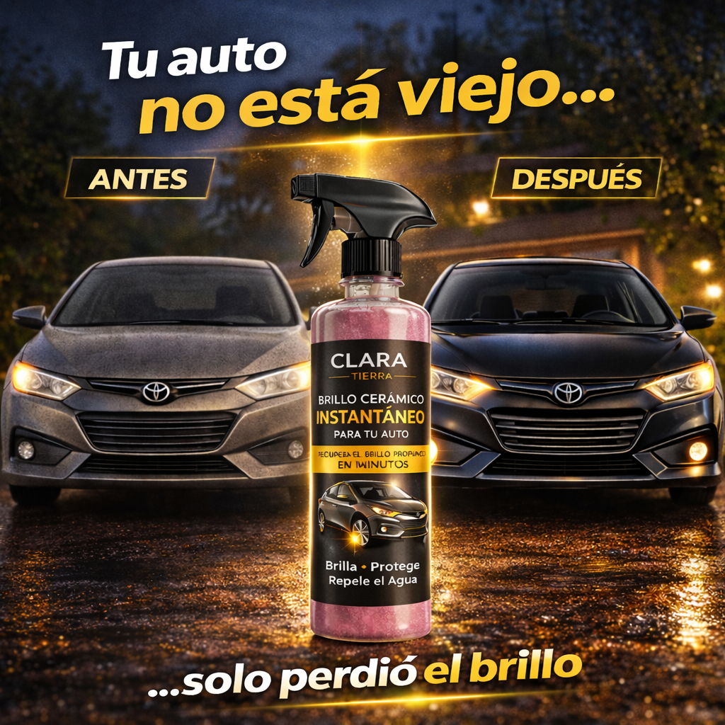 ClaraTierra - Brillo Cerámico Instantáneo PRO