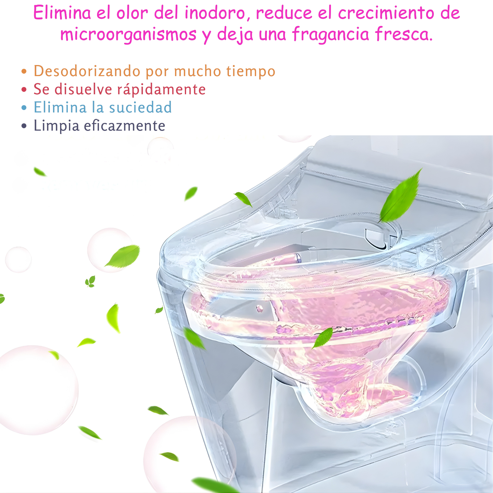 Pastillas limpiadoras para inodoros: limpieza profunda inmediata para un inodoro fresco