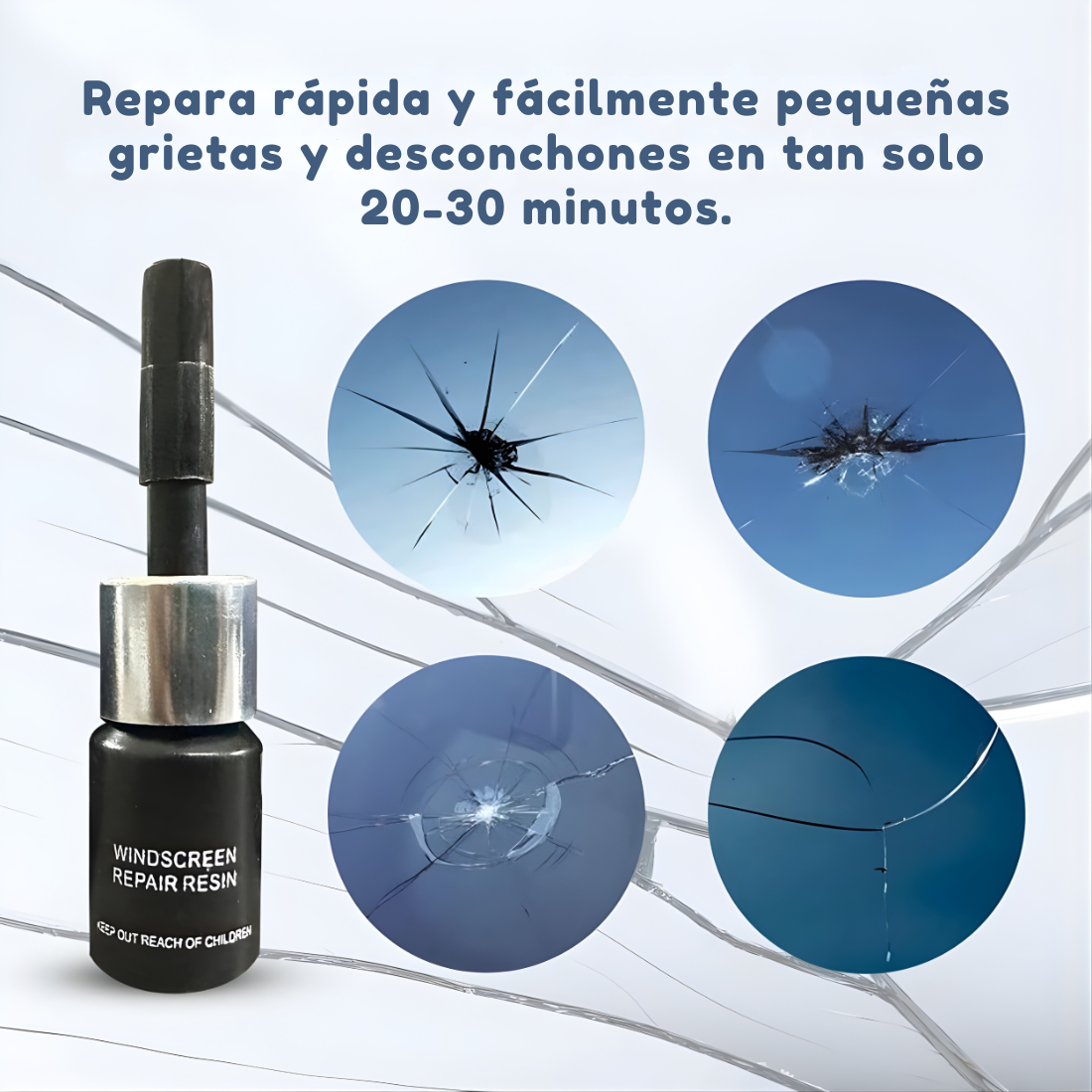 Kit de reparación de parabrisas: ¡repare su parabrisas en minutos, sin necesidad de taller!