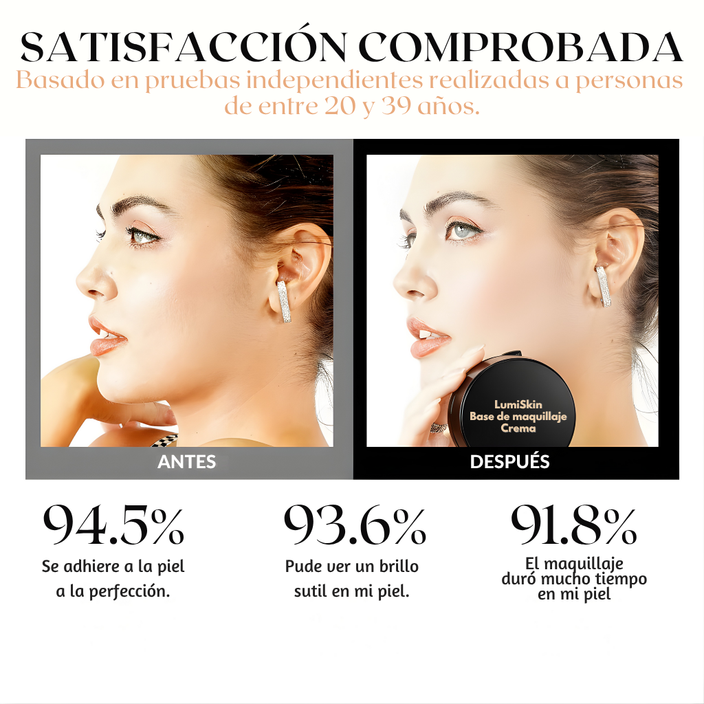 Crema base LumiSkin: una piel impecable, hidratada y de larga duración.