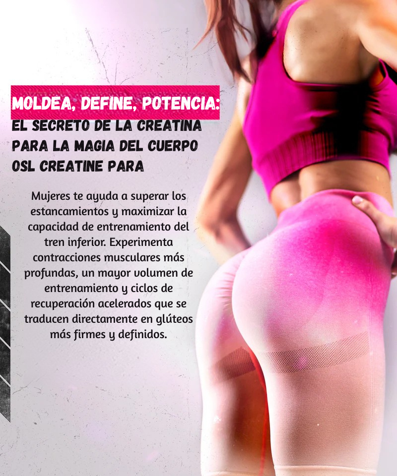 Monohidrato de creatina para mujeres: aumenta tu confianza con solo una cucharada