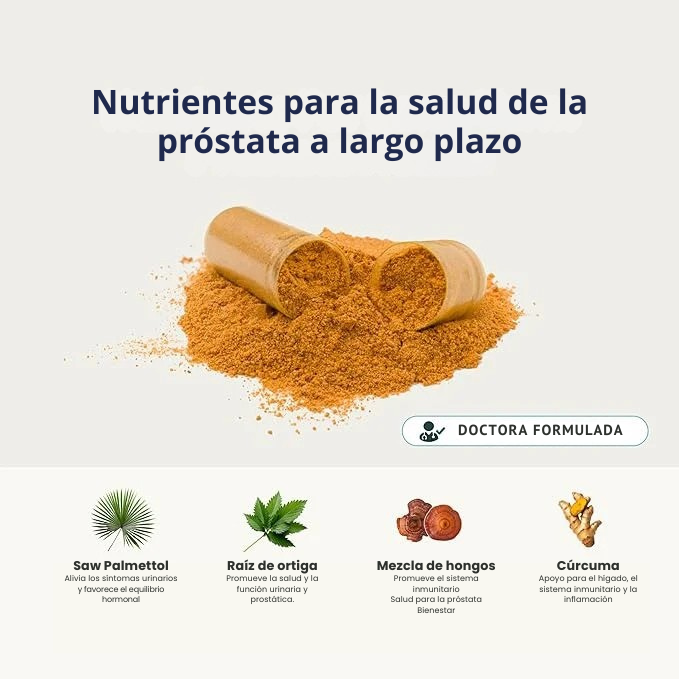 Prostate Health – Recupere sus noches de forma natural (60 cápsulas)