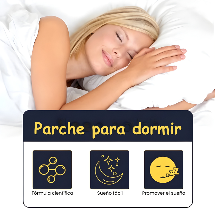 Parches para dormir: ayuda para un sueño profundo y reparador, totalmente natural.