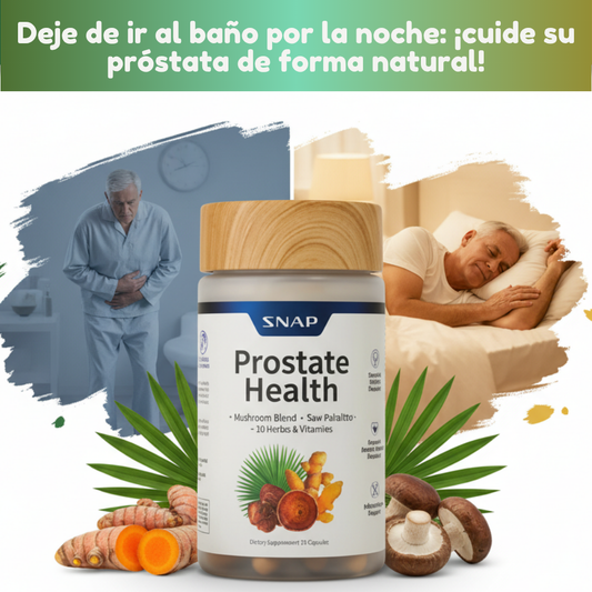 Prostate Health – Recupere sus noches de forma natural (60 cápsulas)