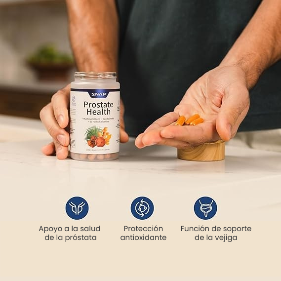 Prostate Health – Recupere sus noches de forma natural (60 cápsulas)