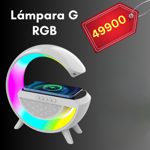 Lampara Parlante G RGB con Carga Inalámbrica