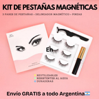 Pestañas Magnéticas reutilizables (Pack 3 pares)