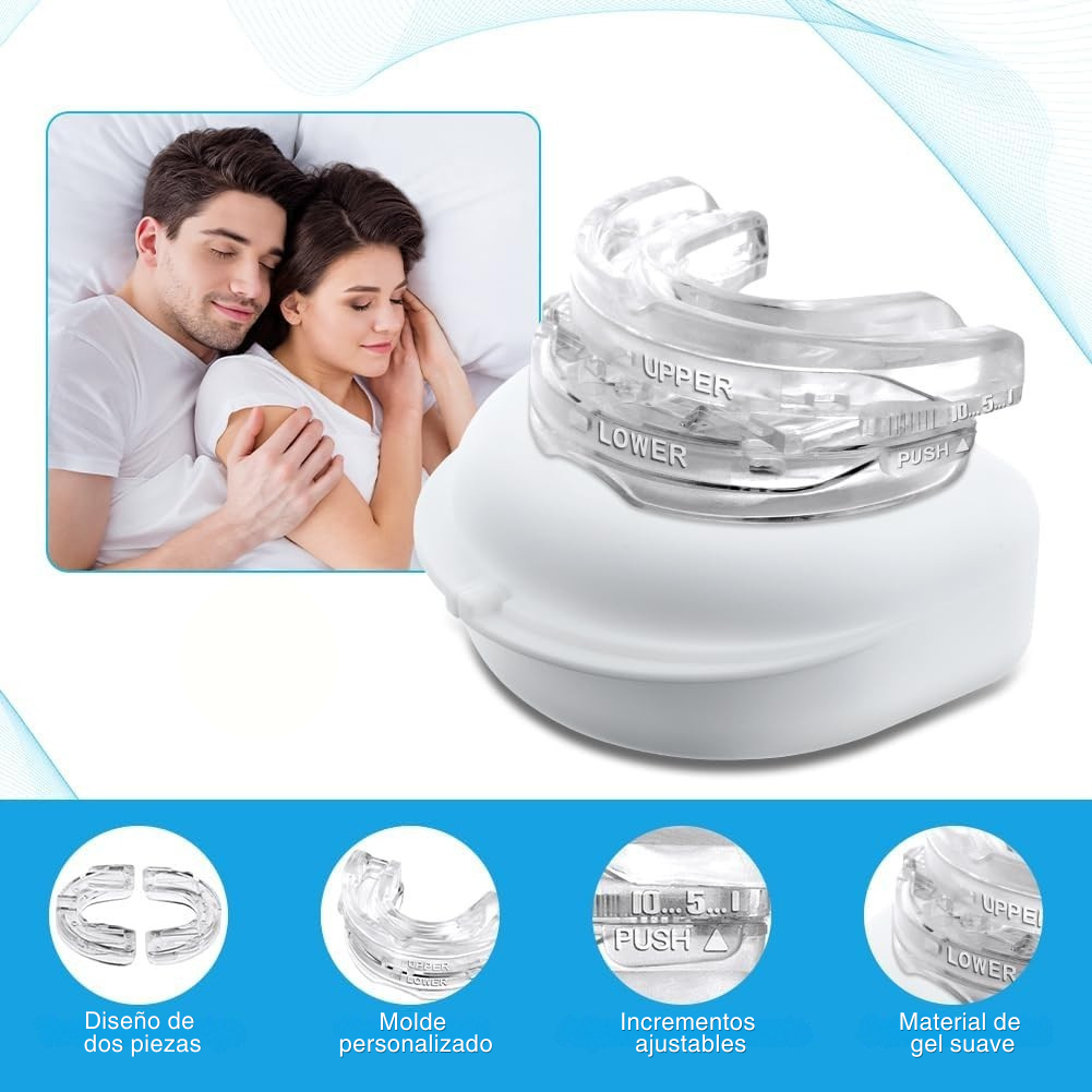 Protector bucal antironquidos: Duerme en silencio y despierta renovado