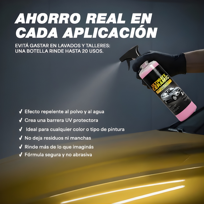Cerámica definitiva | Spray de Recubrimiento Cerámico 3 EN 1 | 500 ML