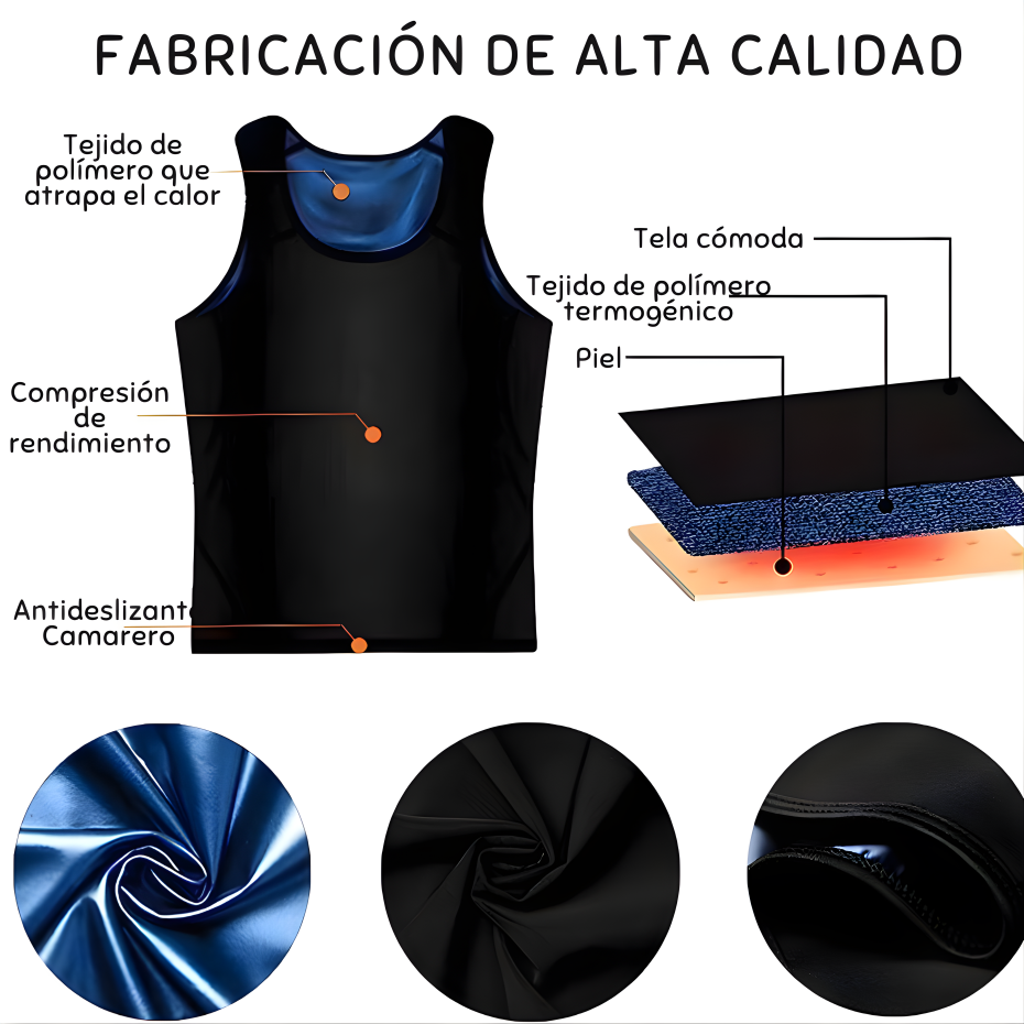 Smelt Sauna: Camiseta Moldeadora para Sudor y Definición